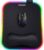 Gimars RGB Mouse Pad with Wrist Rest Support, 12 x 10 in Extra Large Ergonomic Gaming Mouse Pad with 10 LED Lighting Modes, Non-Slip Rubber Base for PC Gaming & Office