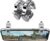 Newseego for Mobile Game Controllers, Phone Triggers for Mobile Phone, Sensitive Controller Joysticks Aim & Fire Trigger Keys for Rules of Survival (1 Pair Mobile Triggers)