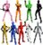 Dumwick Assembly Completed Titan 13 Action Figure Set,Titan 13 Robot Action Figures 3D Printed Multi Jointed Movable,Nova 13 Action Figure,Decorations for Action Figures (9pcs,Assembly Completed)