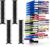4 Pack Video Game Case Storage Wall Mount – Holds Up to 72 Disc Boxes,Metal Wall Mounted Game Case Holder for PS,DVD,Xbox Game Organizer