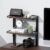 2-Tier Desk Shelf, Expandable Under Desk Storage, Clamp on Desk Shelf, Desktop Accessories for Offices, Study Rooms, and Game Rooms (Wood)