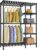 VIPEK V7 Garment Rack for Hanging Clothes Heavy Duty Clothes Rack with Shelves, Portable Closet Racks Metal Clothing Racks 5 Tiers Freestanding Closet Wardrobe System, Max Load 670lbs, Black