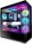 KEDIERS PC CASE ATX 7 PWM ARGB Fans Pre-Installed, Type-C Mid Tower Computer Case with Full-View Dual Tempered Glass, Gaming PC Case,Black,P4