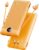 VRURC Portable Charger Built-in Cables and AC Wall Plug, USB C Power Bank 10000mAh, Travel Battery Phone Charger Compact Lightweight External Battery Pack for Smart Phones, Tablets etc-Orange
