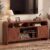 TV Stand for TVs Up to 65” – [Unique Curved Profile, FSC-Certified Wooden Board] Entertainment Center with Adjustable Shelves and Storage Cabinet Modern Media Console for Living Room