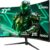 ZZA 27” 280Hz 240Hz Gaming Monitor, Curved Monitor 1800R VA FHD 1080P 1ms, AMD FreeSync Premium, HDR Ready,120% sRGB, HDMI DP, VESA Mountable, Low Motion Blur, Flicker-Free & Low Blue Light