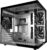 MOROVOL MATX PC Case,270° Panoramic Tempered Glass Panel Gaming PC Case,3 Fans Pre-Installed Micro-ATX Computer Case,USB 3.0,Black(V3)