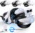 DXKK Head Strap for Meta Quest 3/3s/2 with 15000mAh Battery & Charger Dock- Extended 8H and Balanced, Double Adjustment Dials, Enhanced Comfort VR Headset Strap