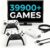Retro Gaming Console – Plug&Play Classic Video Game Emulators Stick with Built-in 39900+ Games,28 Classic Emulators, 4K HD HDMI TV Connect, Dual 2.4G Wireless Controllers